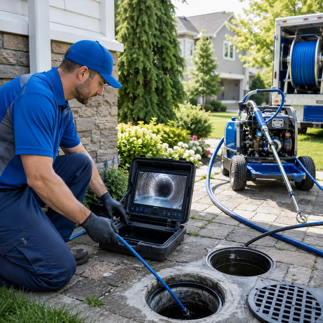 Outdoor drain cleaning professionals serving Sandia, TX
